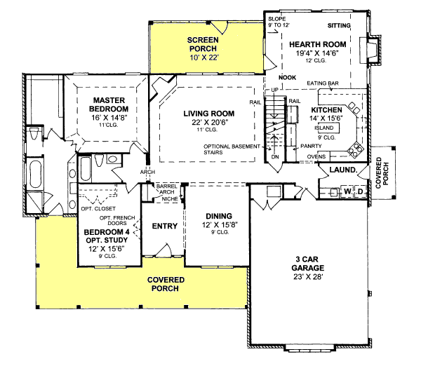 main floor house blueprint