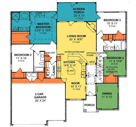main floor house blueprint