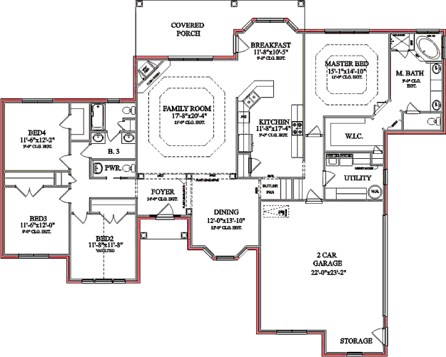 main floor house blueprint