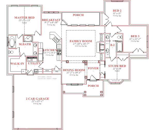 main floor house blueprint