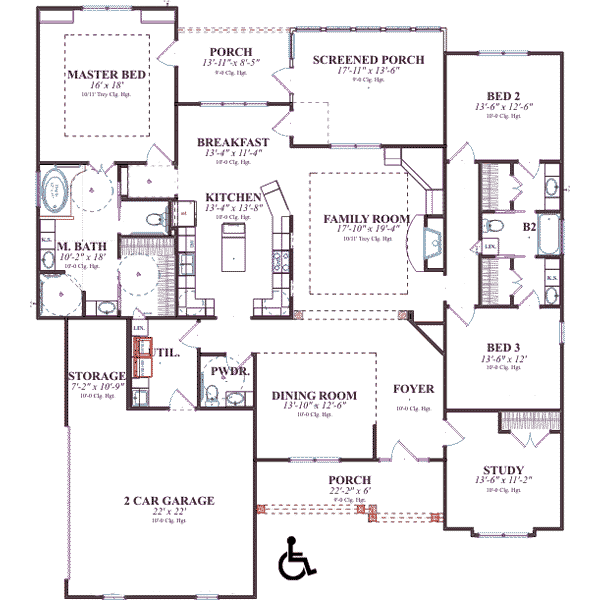 main floor house blueprint