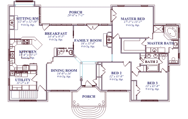 main floor house blueprint