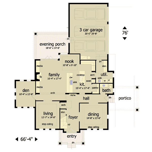 main floor house blueprint