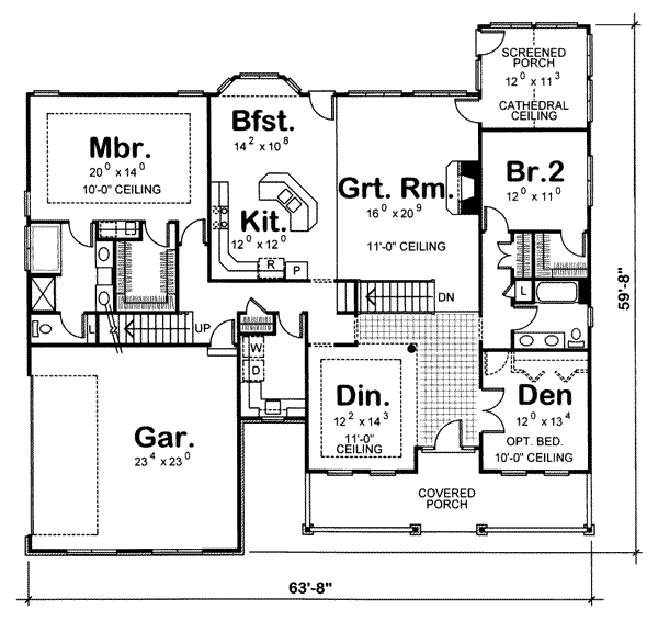 main floor house blueprint