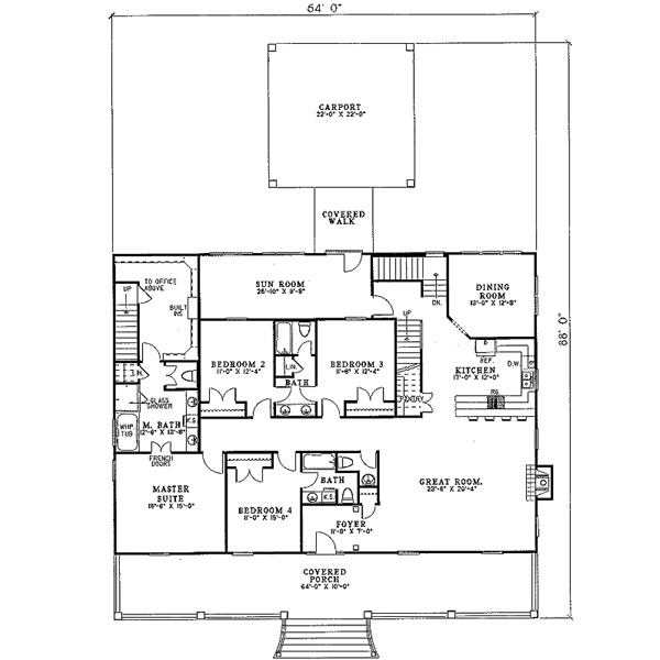 main floor house blueprint