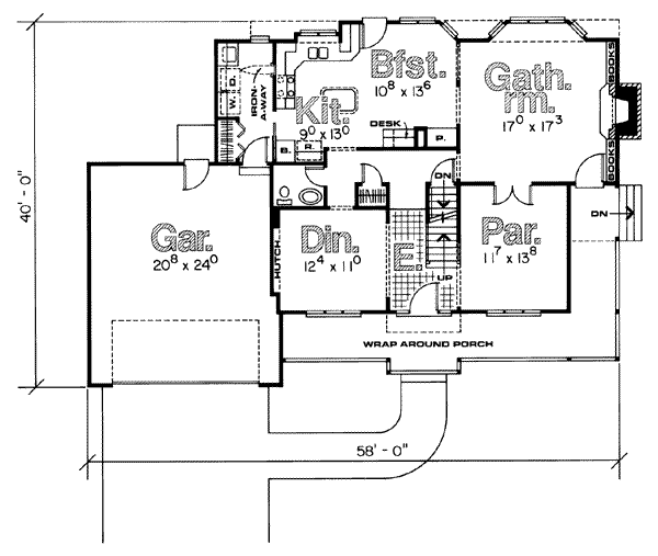 main floor house blueprint