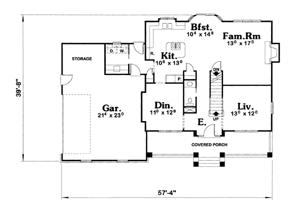 main floor house blueprint