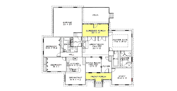 main floor house blueprint