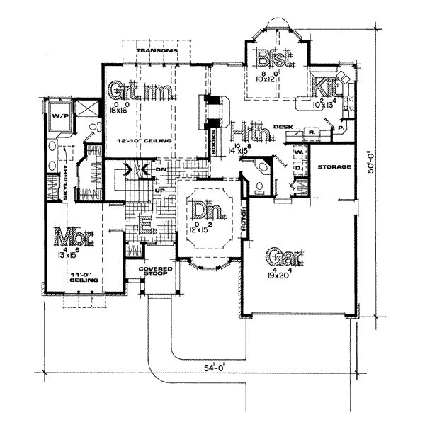 main floor house blueprint