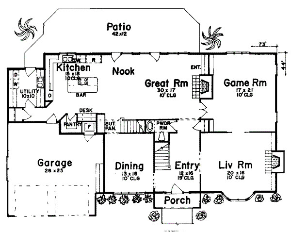 main floor house blueprint