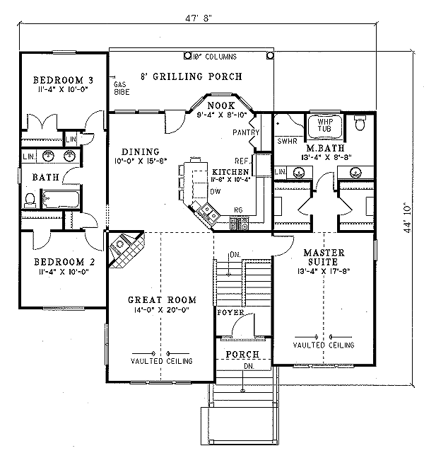 main floor house blueprint