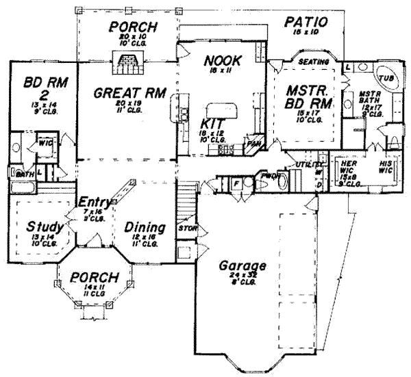 main floor house blueprint