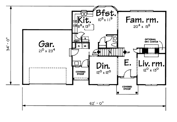 main floor house blueprint