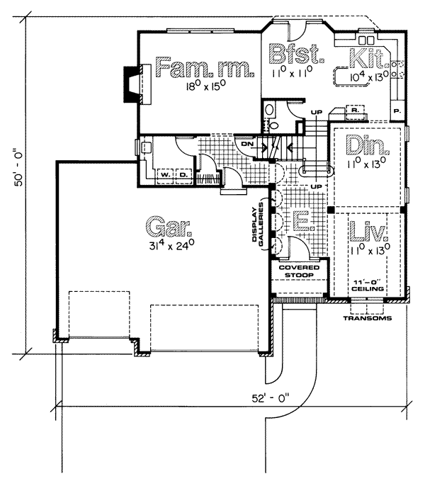main floor house blueprint