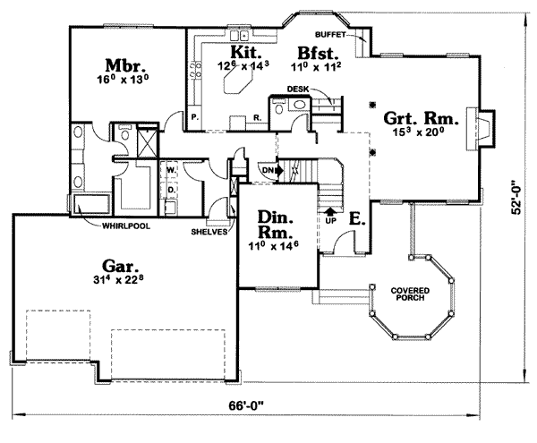 main floor house blueprint