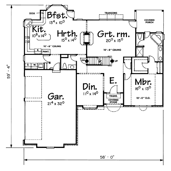 main floor house blueprint