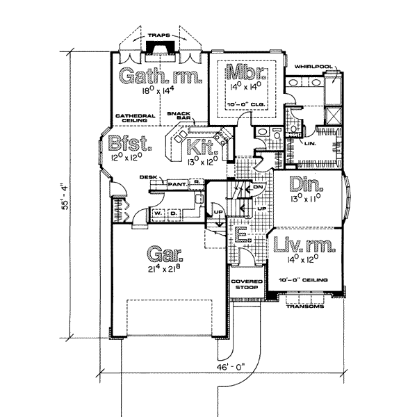 main floor house blueprint