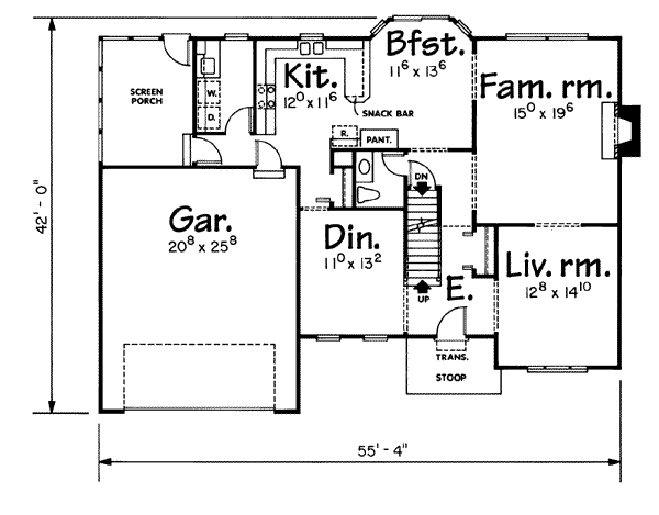 main floor house blueprint