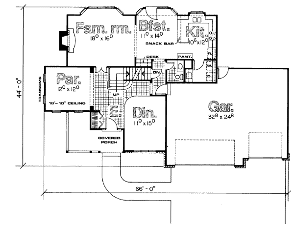 main floor house blueprint