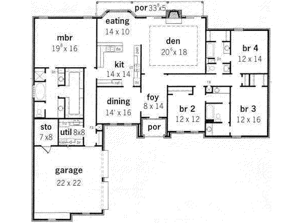 main floor house blueprint