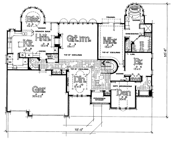 main floor house blueprint