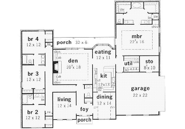 main floor house blueprint
