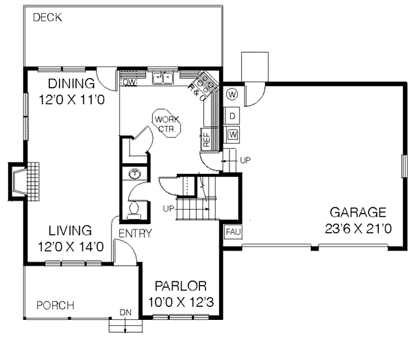 main floor house blueprint