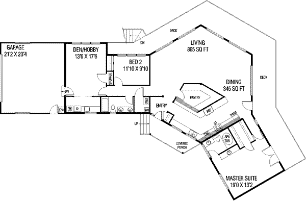main floor house blueprint