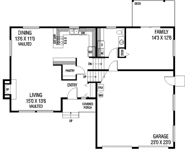 main floor house blueprint