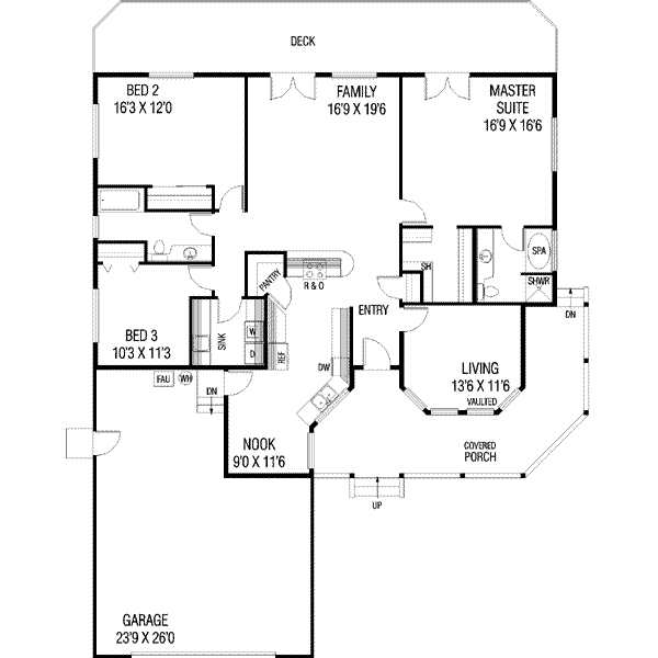 main floor house blueprint