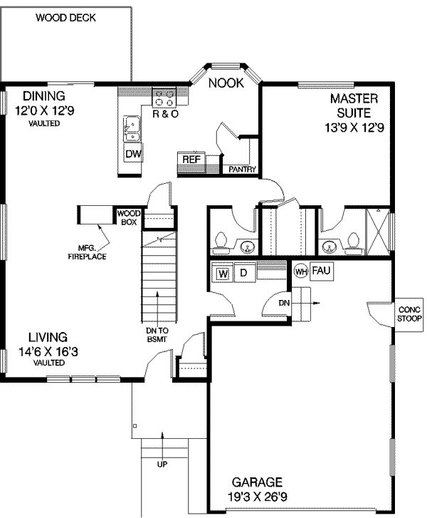 main floor house blueprint