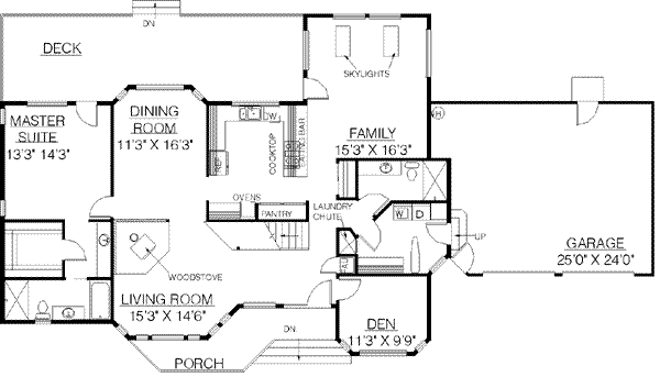 main floor house blueprint