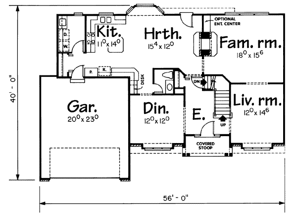 main floor house blueprint