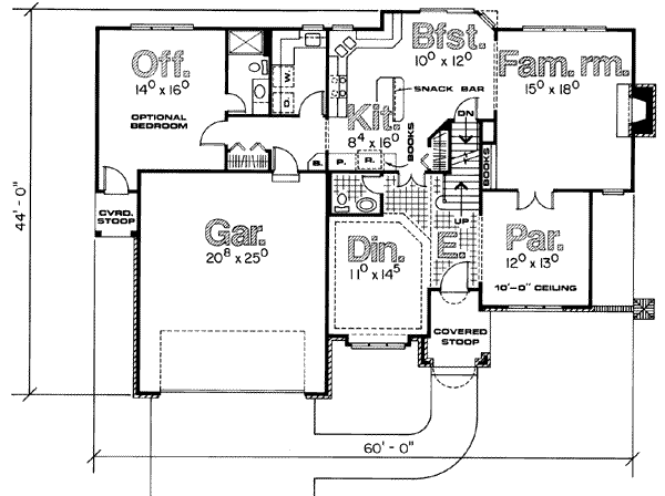 main floor house blueprint