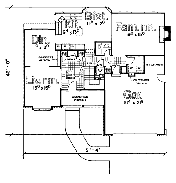 main floor house blueprint