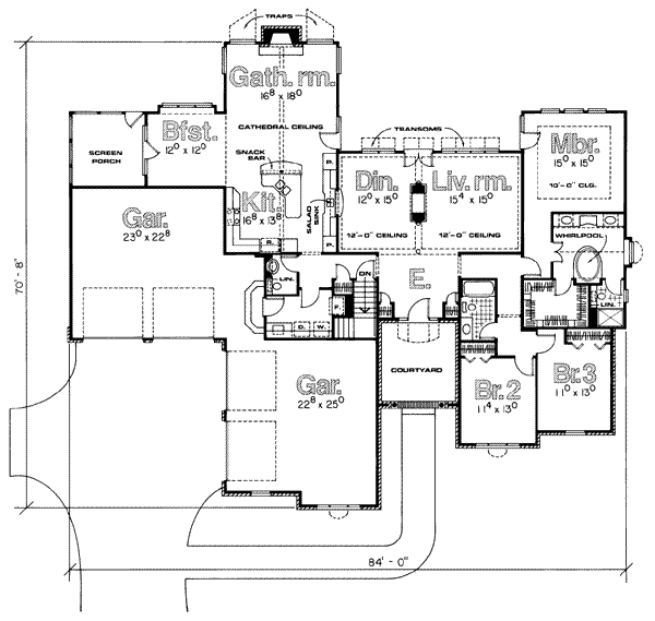 main floor house blueprint