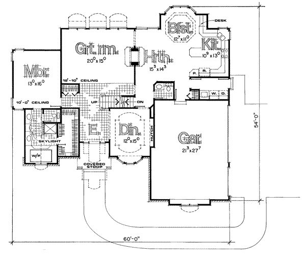 main floor house blueprint