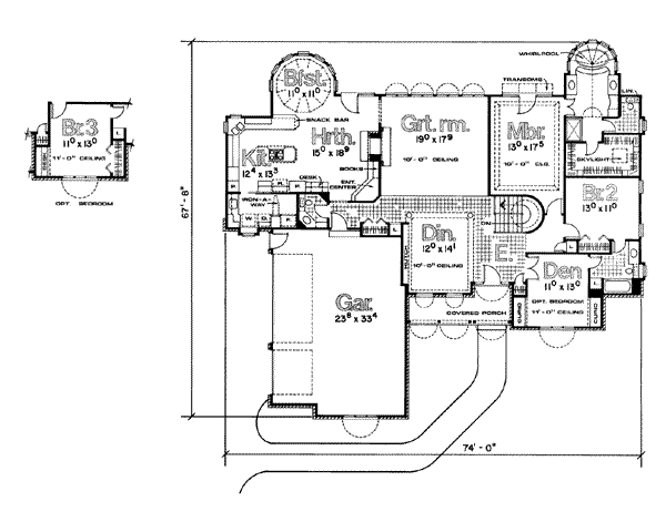 main floor house blueprint