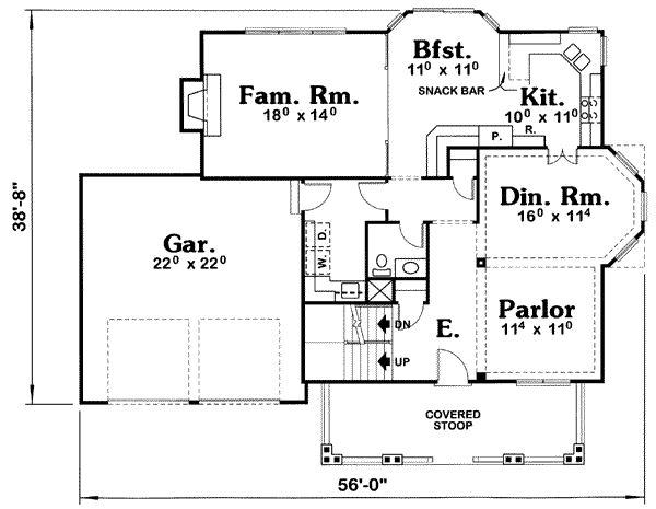 main floor house blueprint