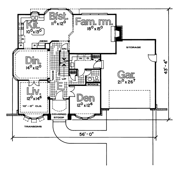main floor house blueprint
