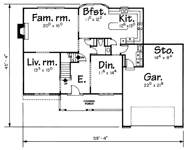 main floor house blueprint