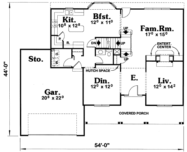 main floor house blueprint