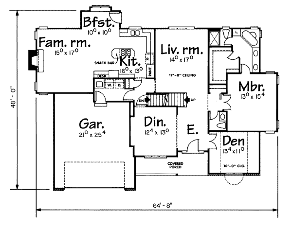 main floor house blueprint