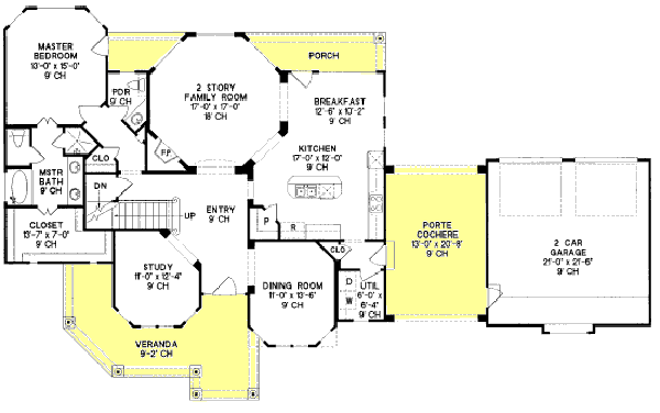 main floor house blueprint