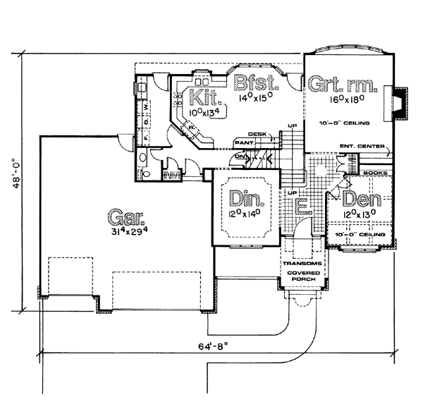 main floor house blueprint