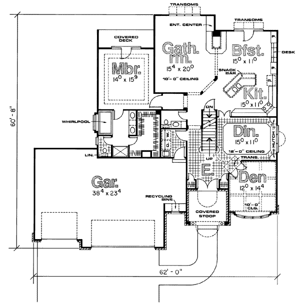 main floor house blueprint