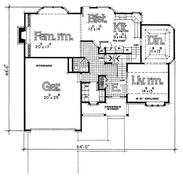 main floor house blueprint