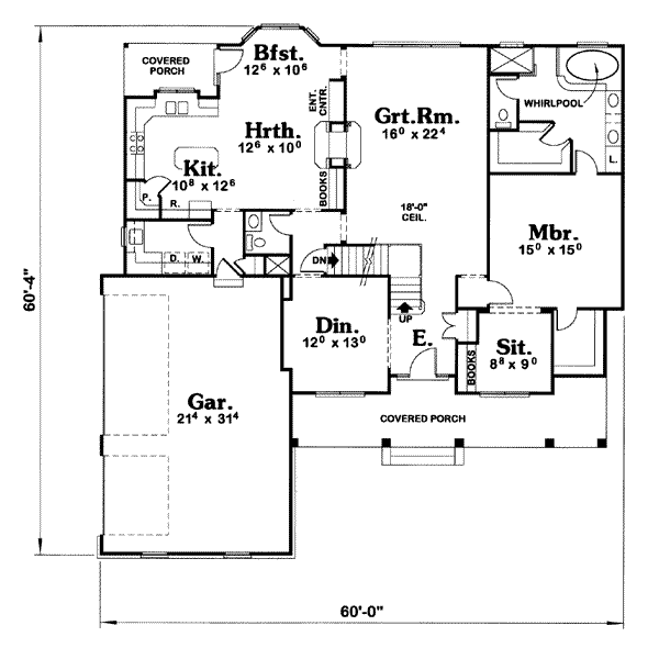 main floor house blueprint