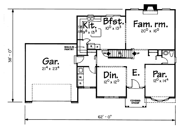 main floor house blueprint