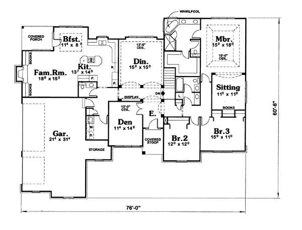 main floor house blueprint
